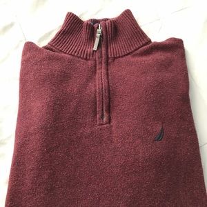 NAUTICA 1/4 zip sweater - Mens sz S